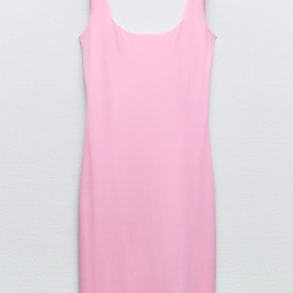 Zara pink midi dress - Picture 2 of 4